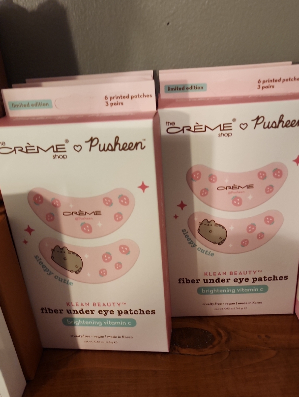 Fiber Under Eye Patches – Pink (Pusheen Limited Edition)